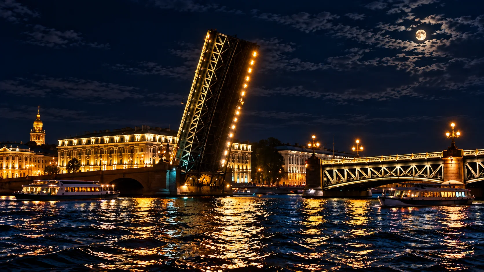 Разводные мосты на «Корюшке-паб»