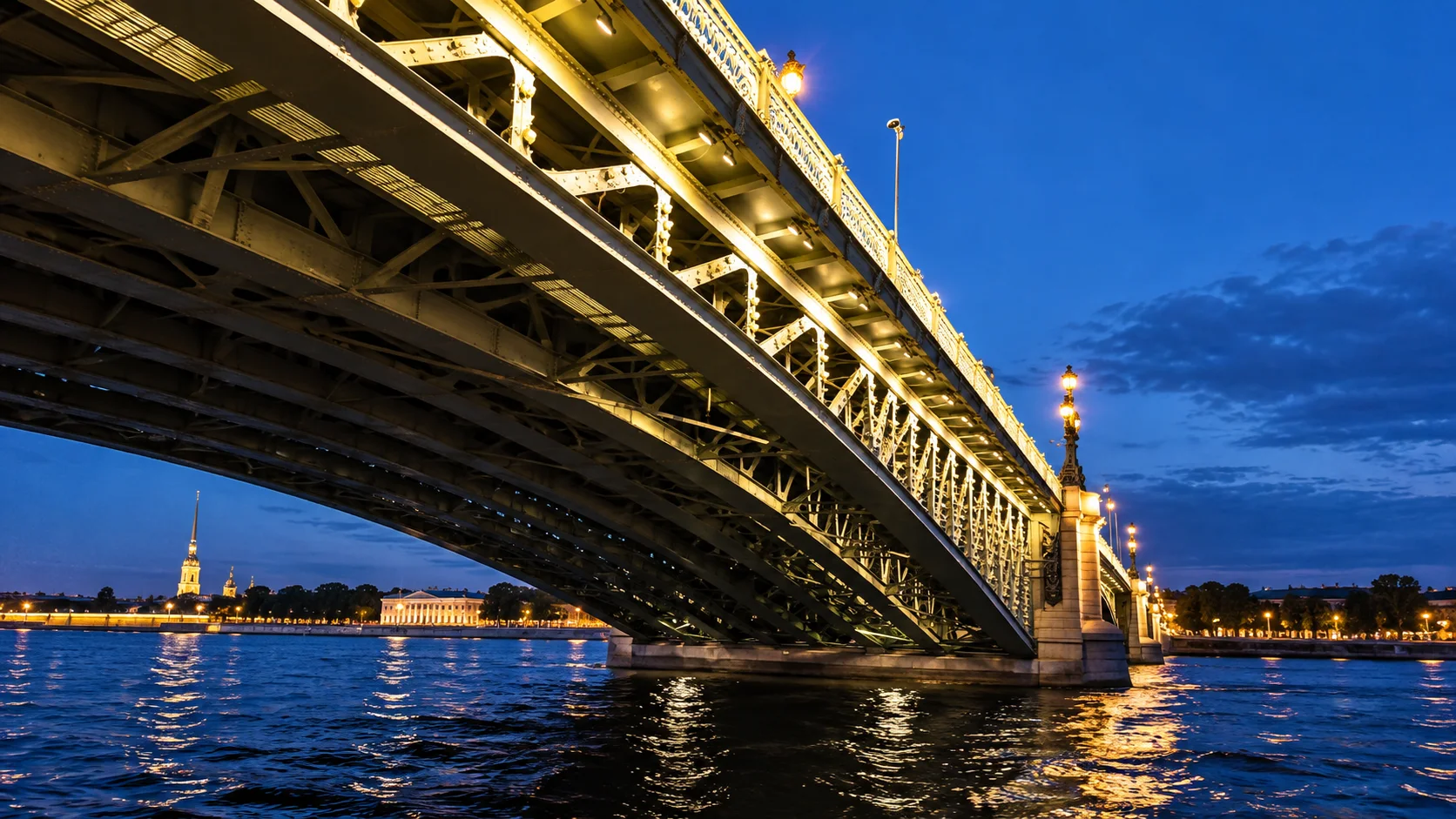 мост с воды